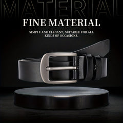 Men's Business Belt PU Leather Jeans Suit Pants Belt