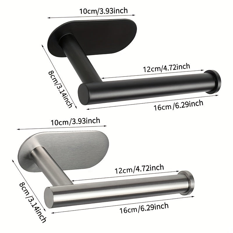 Stainless Steel Toilet Roll Holder Towel Storage Rack