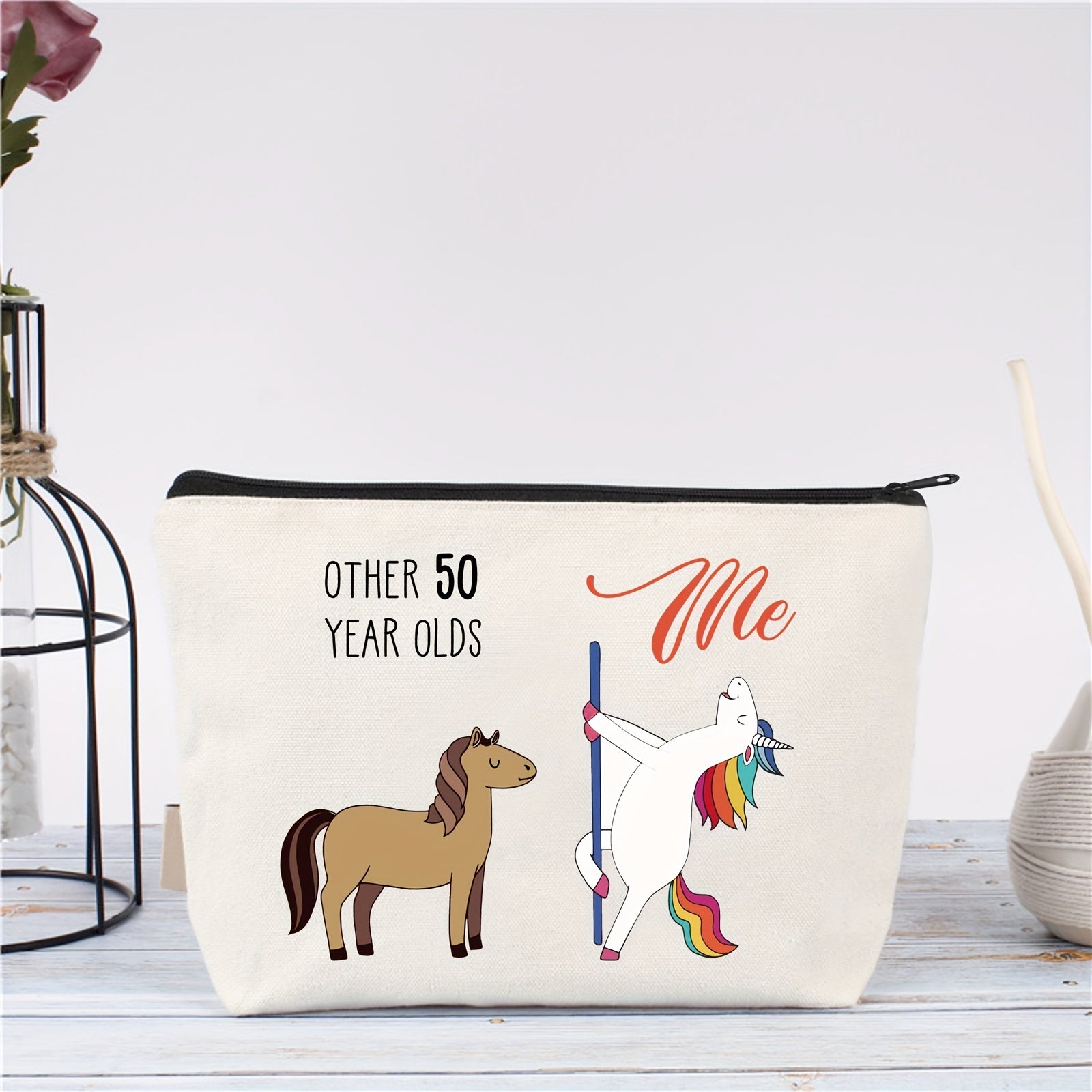 1973 Birthday For Women 50 Years Old Makeup Bag