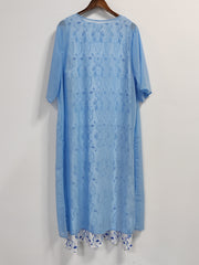 Women's Plus Tank Dress & Cover Up Set