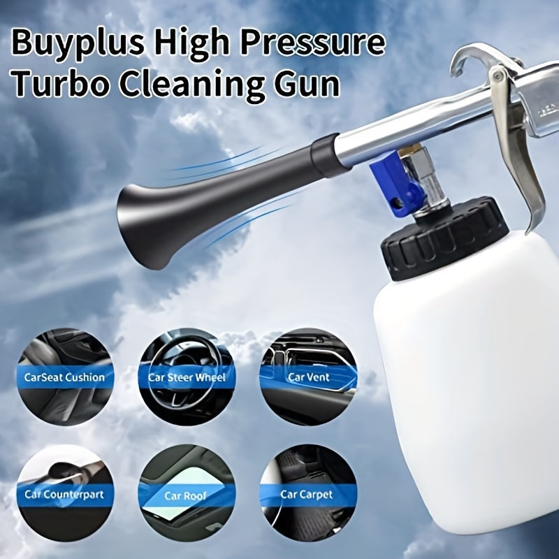 Turbine Cleaning Gun Car Interior Spray Kit 1L Foam Bottle