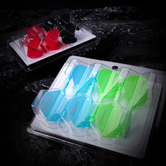 CyeeLife 4Sets 12pcs Integrated Dart Flights And Shafts 2BA Tail Wing