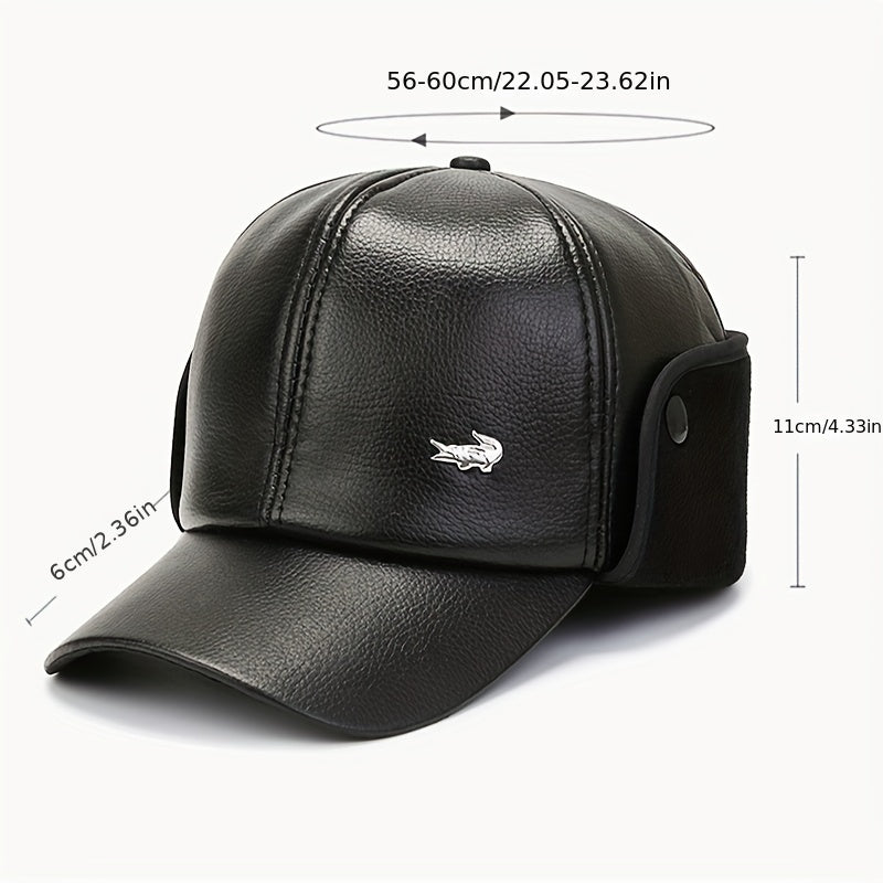 Fur Hat Winter Cap Ear Protection Middle-aged and Old Man