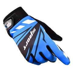 Breathable Non Slip Cycling Gloves Touch Screen Lightweight Wear Resistant