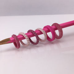 Fashionable Pink Silicone Rings For Women And Men Breathable Comfort