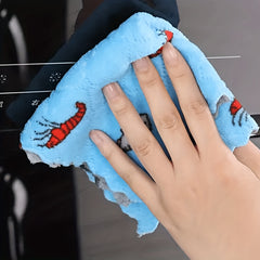10pcs Printed Rags Scouring Cloth Cleaning Cloths