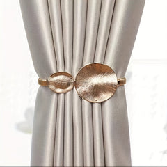 1pc Curtain Rope Curtain Tiebacks Metal Buckle Ring Creative Curtain Holder