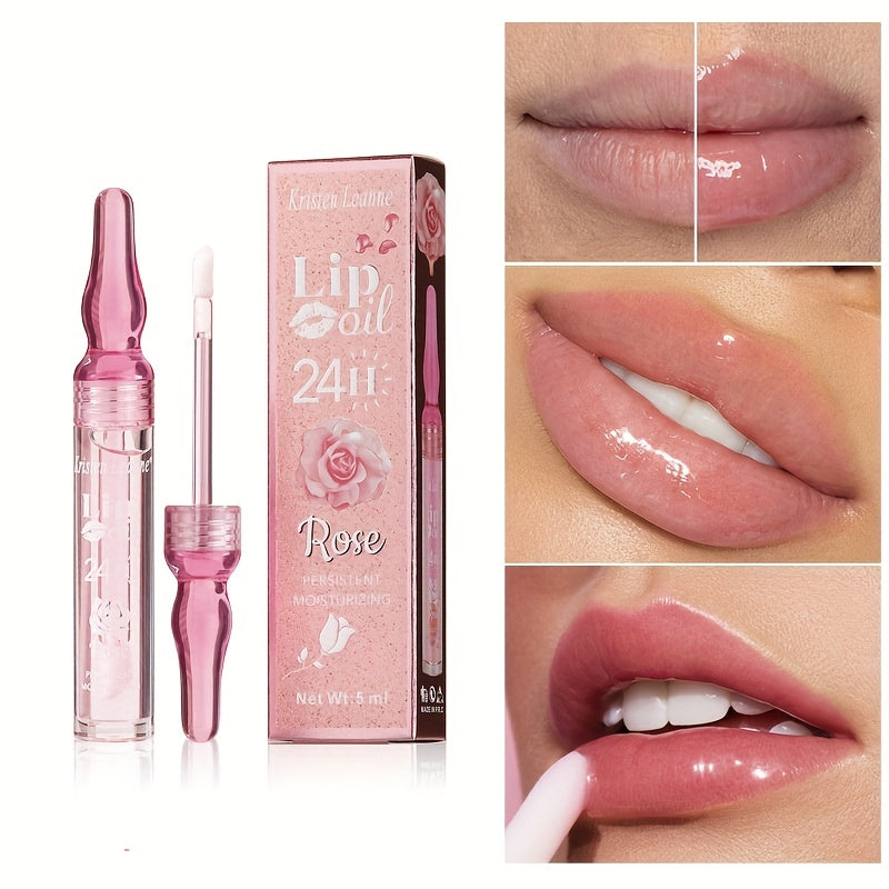 Rose Petal Essence Lip Gloss Moisturizer