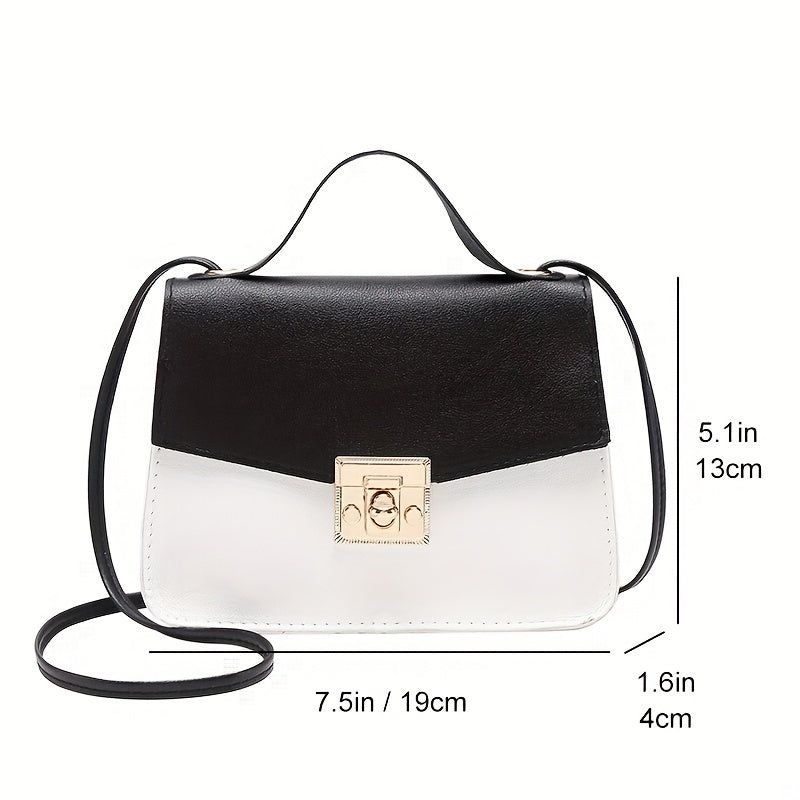 Girls Square Shoulder Bag Casual Handbag Versatile Diagonal Bag