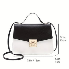 Girls Square Shoulder Bag Casual Handbag Versatile Diagonal Bag