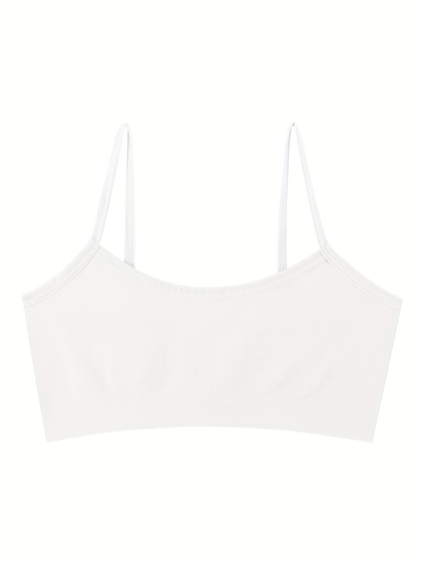 Girls Seamless Comfy Bras Backless Cross Strap Undershirts