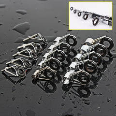 75pcs Fishing Rod Guides Repair Kit for Top Rod Condition
