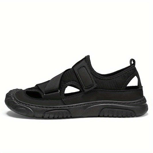 Men's Non Slip Hook And Loop Sandals Comfortable Beach Shoes