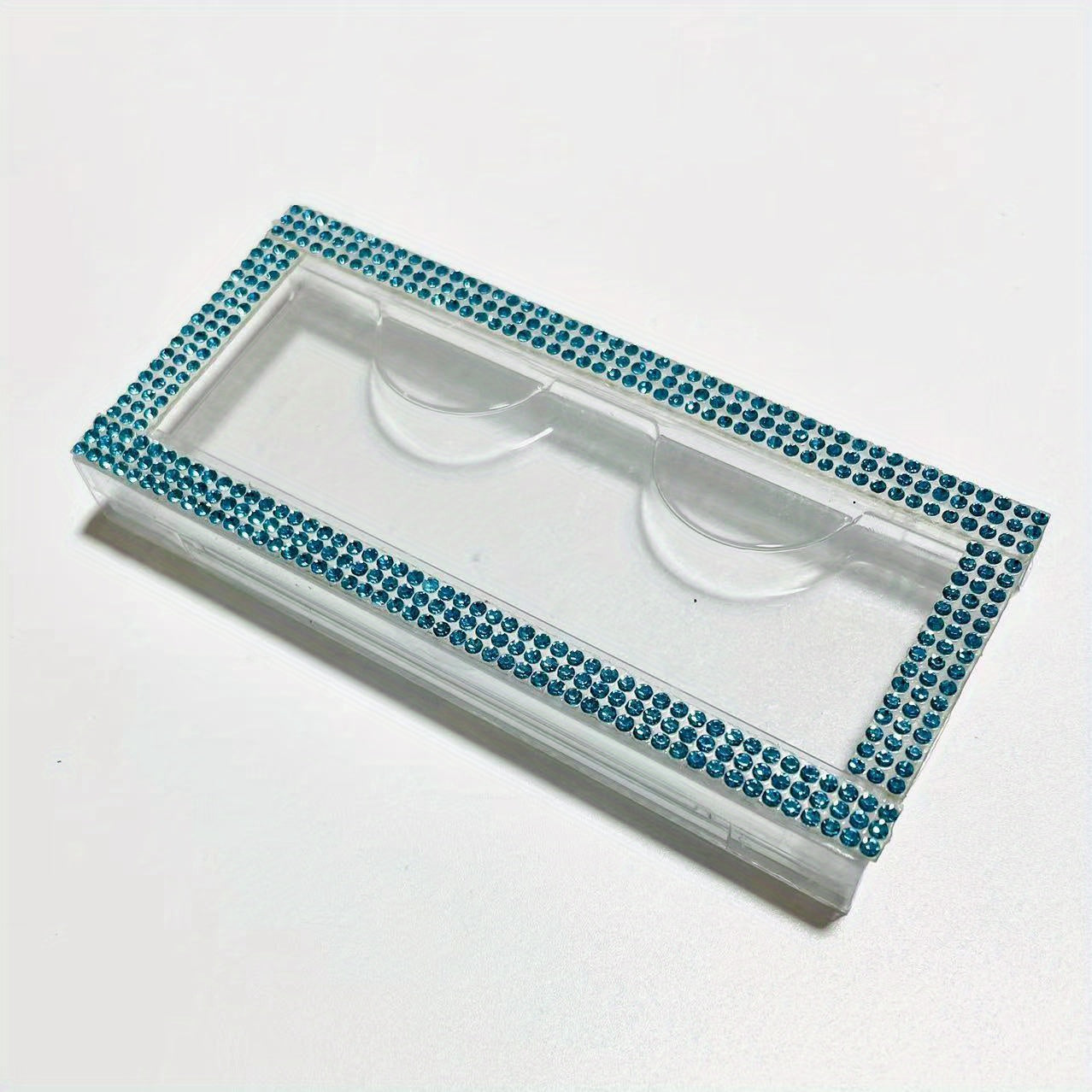 Stylish Rhinestone Eyelash Box for Organizing & Displaying Lashes