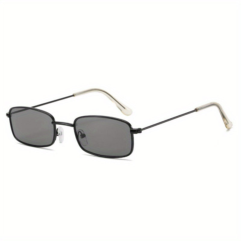Vintage Square Metal Frame Sunglasses Retro Sun Glasses For Men