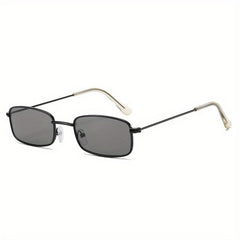Vintage Square Metal Frame Sunglasses Retro Sun Glasses For Men