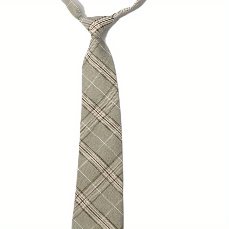 Plaid Pre Tie Formal Wear Business Style Party Tie - Unisex