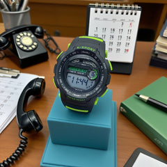 Youth Green Sport Watch for Boys & Teens 8-18 Years - Alarm Stopwatch, 50m Water
