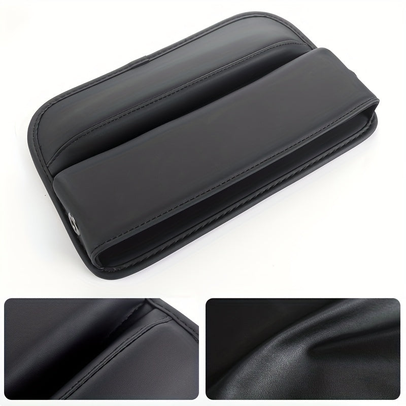 Car Seat Organizer PU Leather Seat Gap Storage Bag Car Interior Accessories