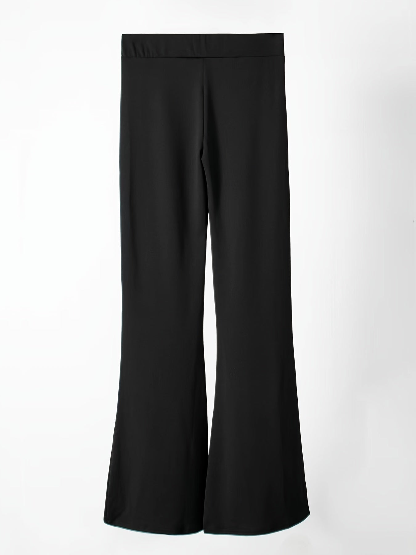 High Waist Yoga Long Pants Slim Flared Legs Activewear