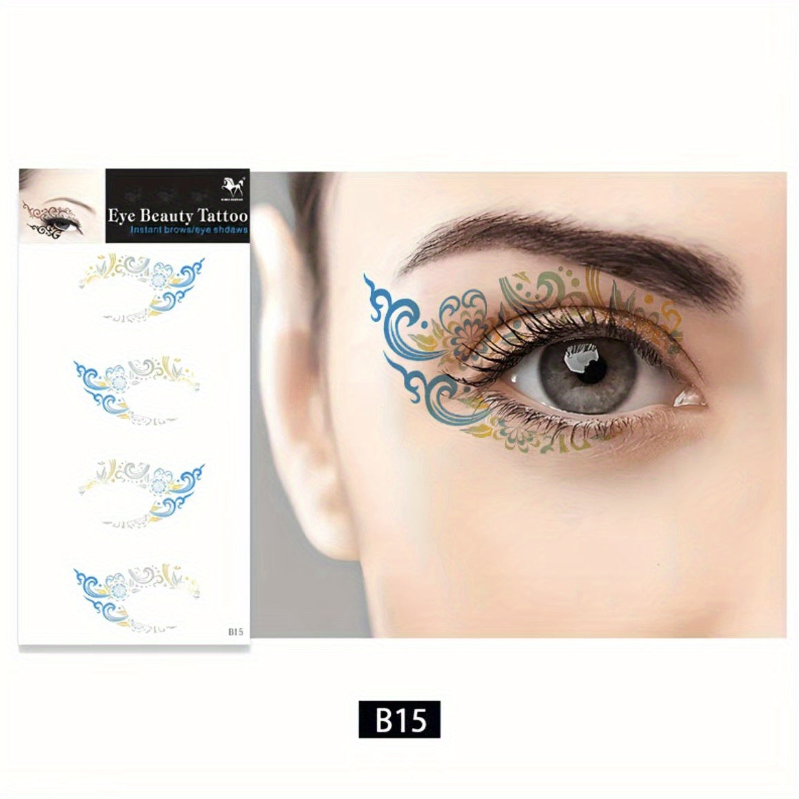 Smudge-Proof Smokey Eye Makeup Decorations for 2-3 Days