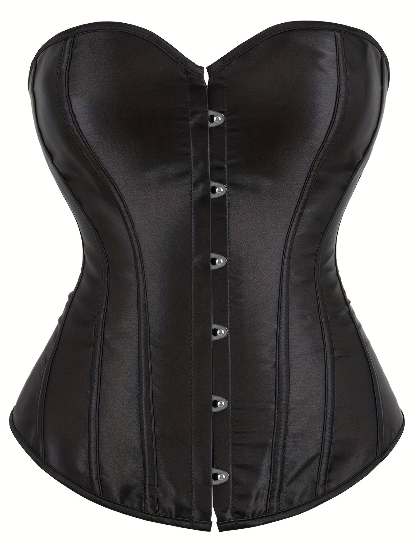 Strapless Corset Bustier Tummy Control Lace Up Slimmer Body Shaper Women's Linge
