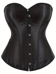 Strapless Corset Bustier Tummy Control Lace Up Slimmer Body Shaper Women's Linge