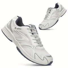 Men's Mesh Running Shoes Breathable Lace Up Sneakers for Outdoor Activities