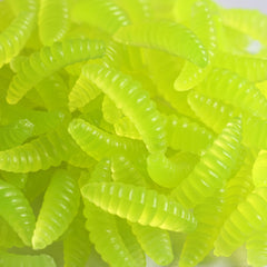 50pcs Artificial Fishing Bait Soft Mealworm Soft Maggot Five Colors
