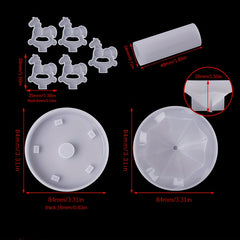 Carousel Ornament Epoxy Resin Mold DIY Kit