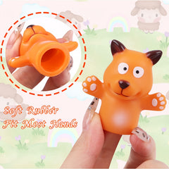 5pcs Finger Puppet Set Forest Animals Farm Figures Toy Boys Girls Party Favors S