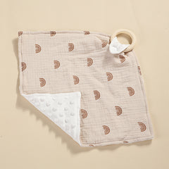 Baby Comfortable Soothing Towel Hanging Bib Touchable Scarf