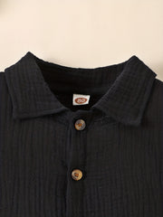 Baby Boys Summer Casual Shirt Shorts Set