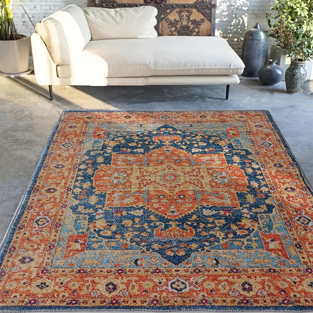 High-End Persian Style Living Room Carpet - Retro Sofa Coffee Table Rug