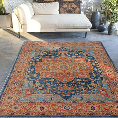 High-End Persian Style Living Room Carpet - Retro Sofa Coffee Table Rug