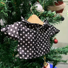 Cotton Doll Clothes Single Top And Polka Dot Shirt