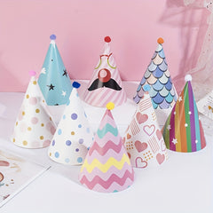 8pcs Adult Birthday Party Hats, Party Supplies & Decorations