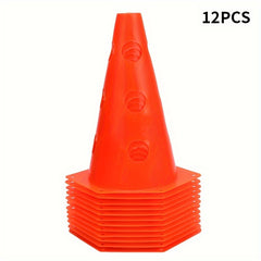 12pcs Sports Training Cones for Soccer Football Games