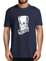 Men's Last Call Graphic Tee Casual Stretch Breathable Shirt