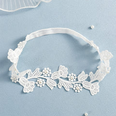 Elegant Faux Pearl Lace Thigh Garter