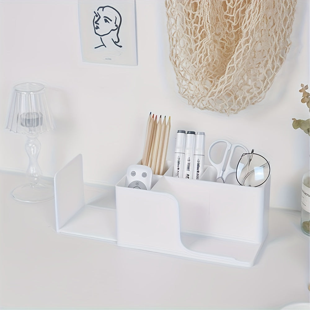 Retractable Book Desk Storage Shelf Bookshelf Bookends