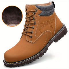 Men's Winter Work Boots Non-Slip Insulated Warm Outdoor Hiking