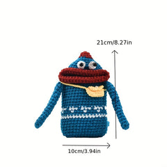 Children's Braided Sausage Mouth Doll Coin Purse Shoulder Bag