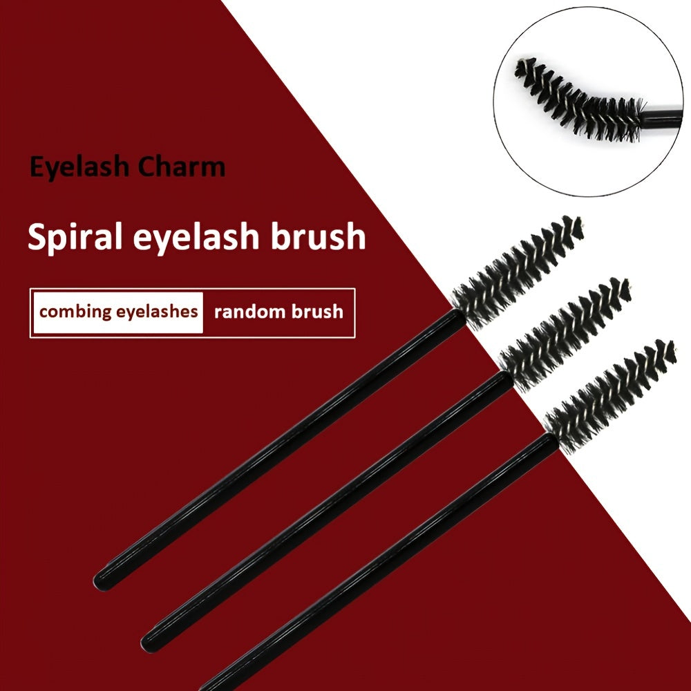 50 Pcs Eyelash Extension Brush Mascara Applicator False Eyelashes Makeup Brush