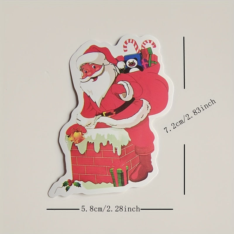 50 Festive Christmas Stickers for Decorations & Parties