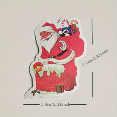 50 Festive Christmas Stickers for Decorations & Parties