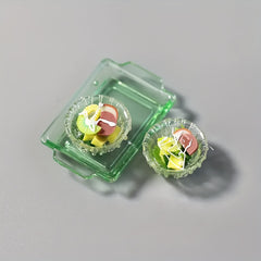 Mini Veggie Salad for OB11 Toy House Accessories