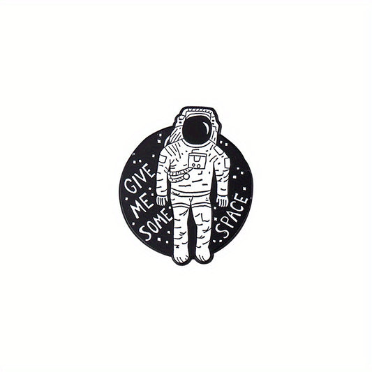 Outer Space Landscape Enamel Pins & Painting Bag Brooch Lapel Badge