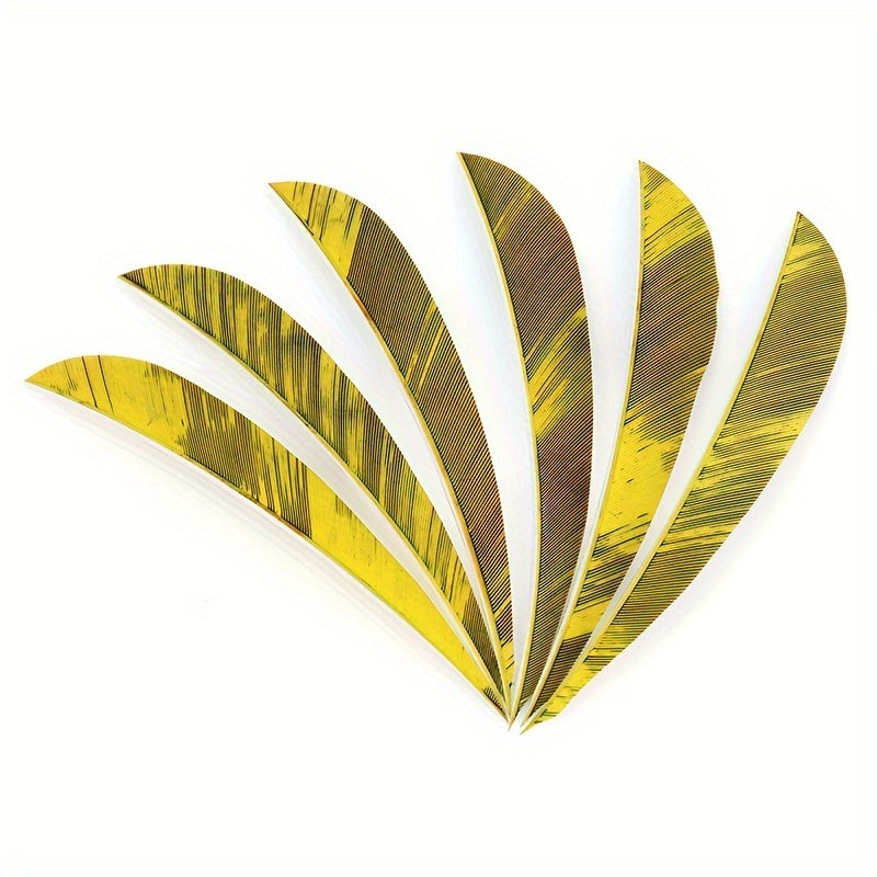 50pcs 4.5 Inch Archery Arrow Fletching Turkey Feather Right/Left Wing DIY