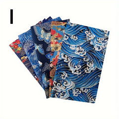5pcs Japanese Style Cloth Set for DIY Sewing Scrapbooking Quilting Craft